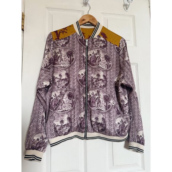 50% OFF SALE - SCOTCH & SODA Mustard reversible Jacket - S - Picture 5 of 6